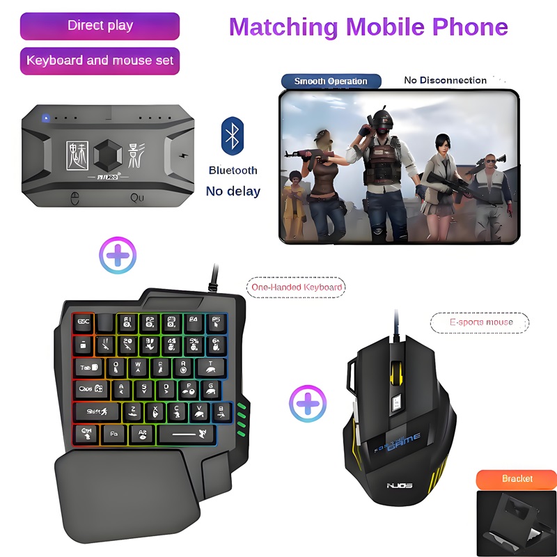Gaming Keyboard And Mouse Combo - Konverter Gamepad Ponsel M1 Pro, Mouse