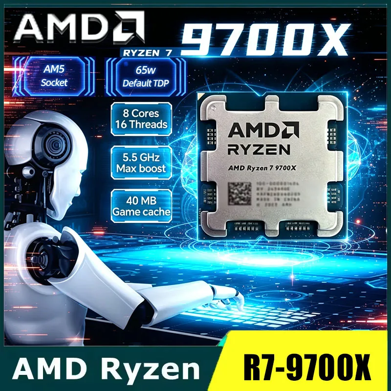 Amd Cpu Ryzen 7 - Prosesor CPU AMD Ryzen 7 9700X