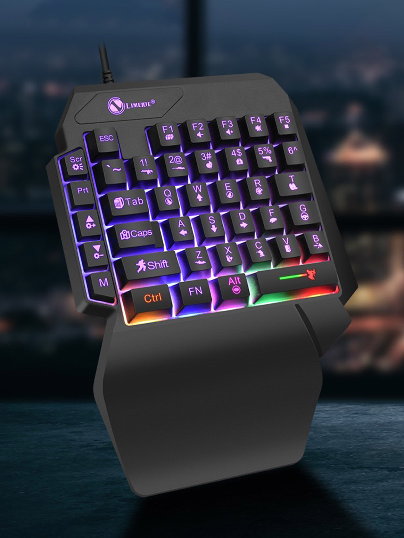 Gaming Keyboard 1 Hand - Keyboard Mekanis Satu Tangan untuk Game