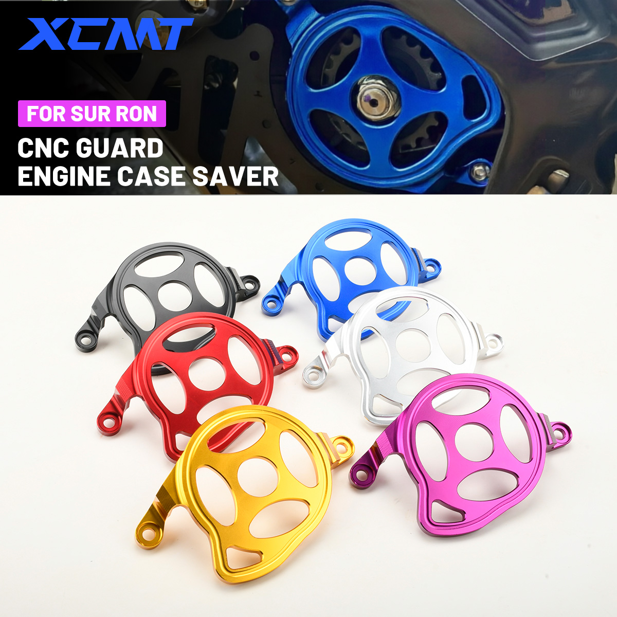Aluminum Case 65 - Pelindung Mesin Sepeda Motor Listrik untuk