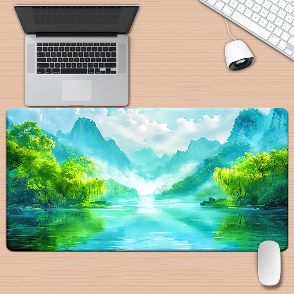 Gaming Keyboard Brand - Alas Meja Cetak HD Pemandangan Jepang