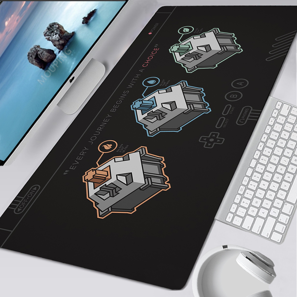 Gaming Keyboard And Mouse Combo - Alas Mouse Hitam dan Putih Kantor