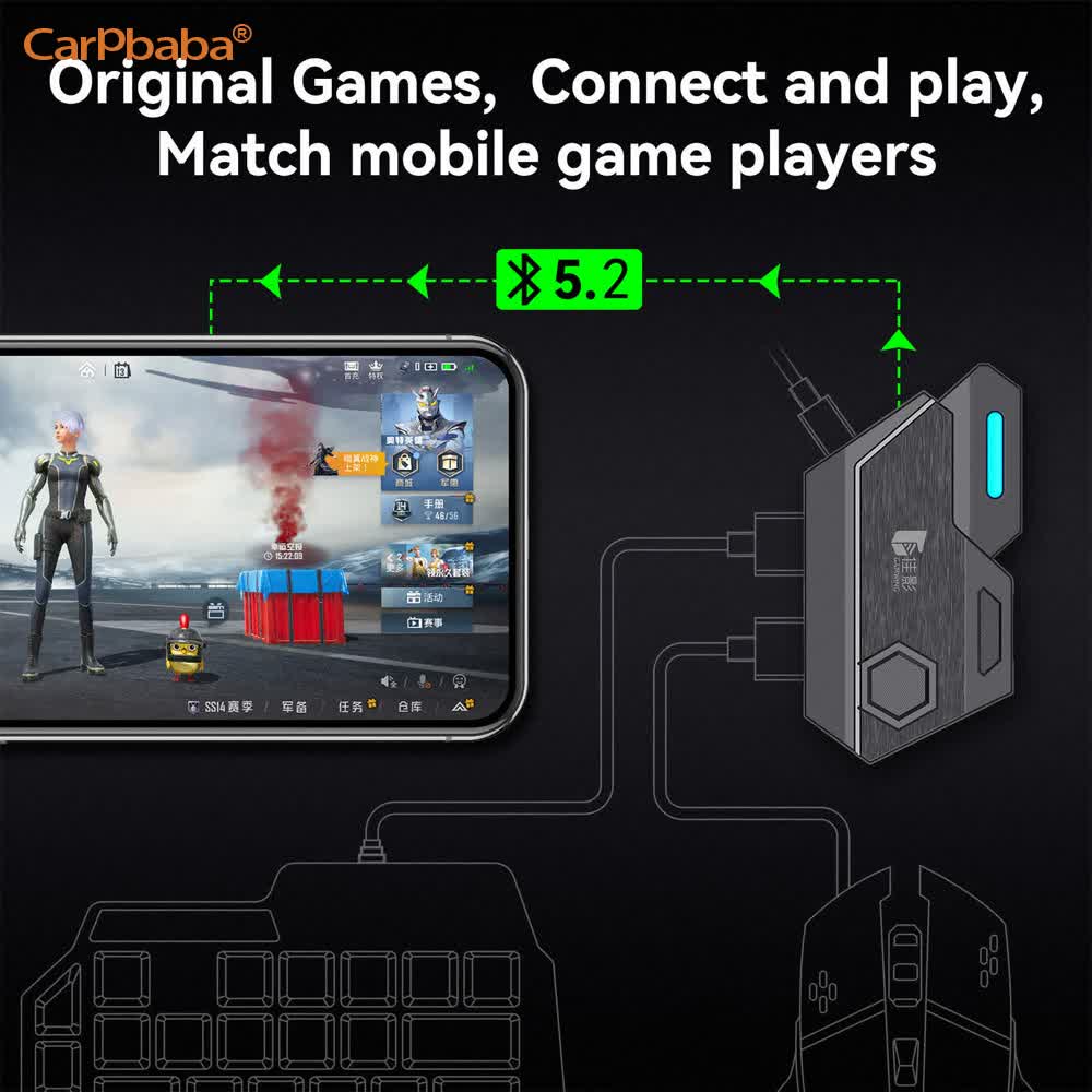 Gaming Keyboard And Mouse Mobile - Konverter Mouse & Keyboard Mix SE/Lite