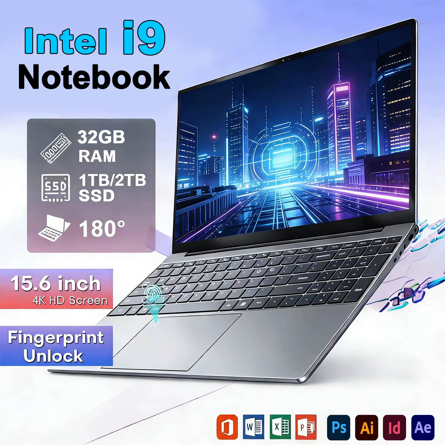 Gaming Keyboard 2026 - 2026 BARU Laptop Portabel 15.6 Inci