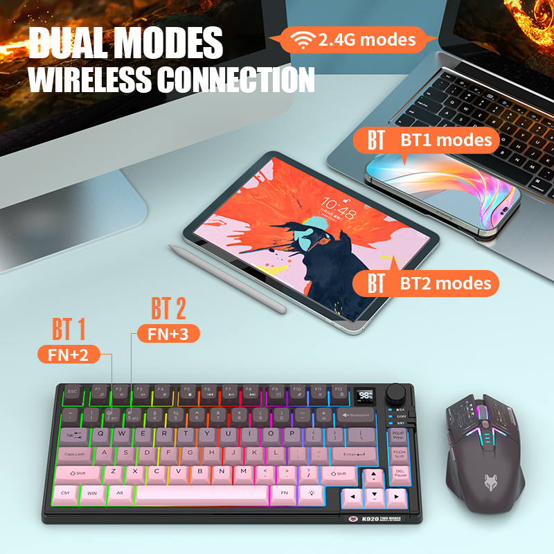 Kombo Keyboard dan Mouse Gamin - Gaming Keyboard Ergonomics ulasan dan harga