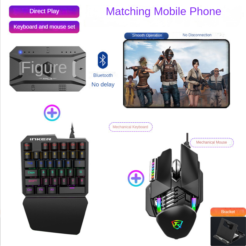 Konverter Gamepad Ponsel M1 Pr - Gaming Keyboard And Mouse Combo ulasan dan harga