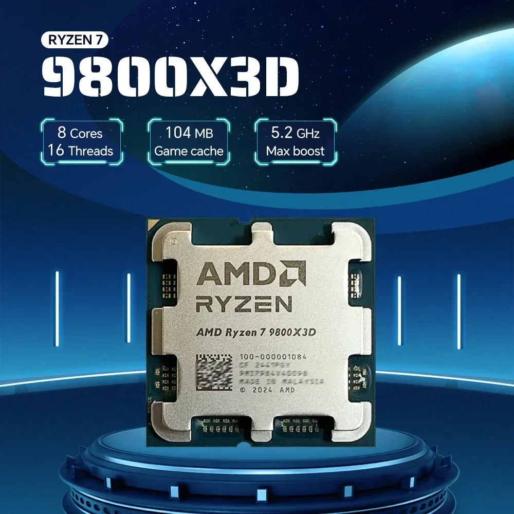 CPU Gaming AMD Ryzen 7 9800X3D - Amd Cpu Ryzen 7 ulasan dan harga