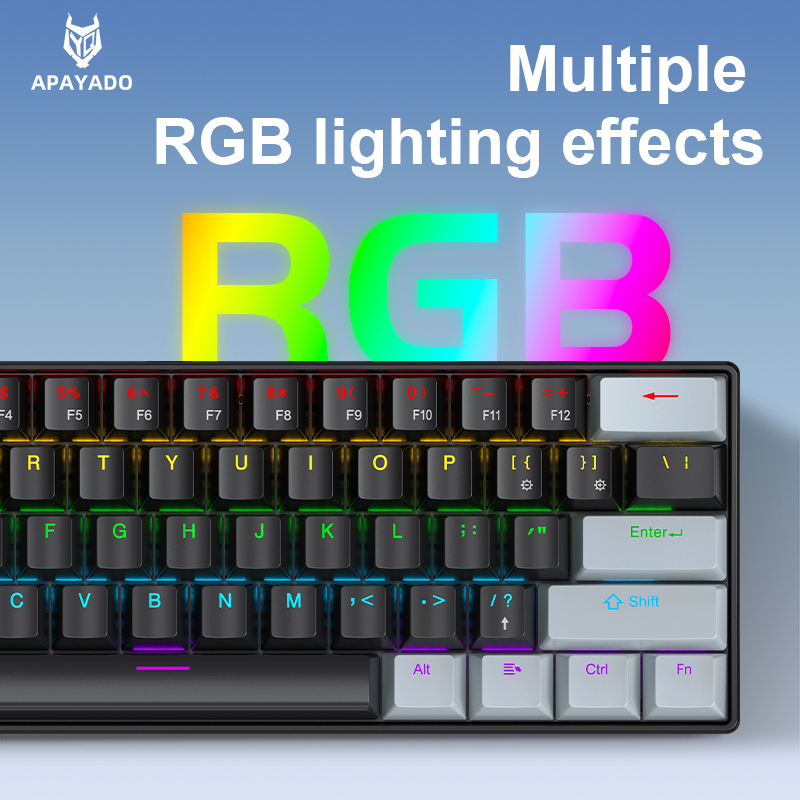 APAYADO K61 Keyboard Mekanis M - Gaming Keyboard And Mouse Combo ulasan dan harga