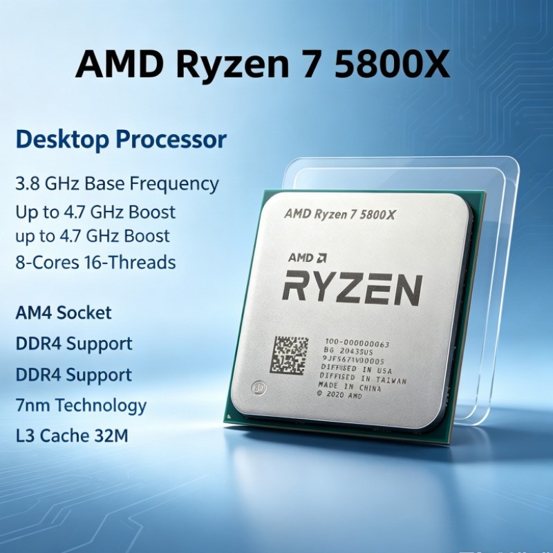 AMD Ryzen 7 5800X R7 5800X CPU - Amd Cpu Ryzen 7 ulasan dan harga