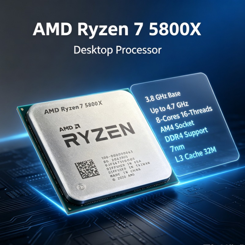 AMD Ryzen 7 5800X R7 5800X CPU - Amd Cpu Ryzen 7 ulasan dan harga