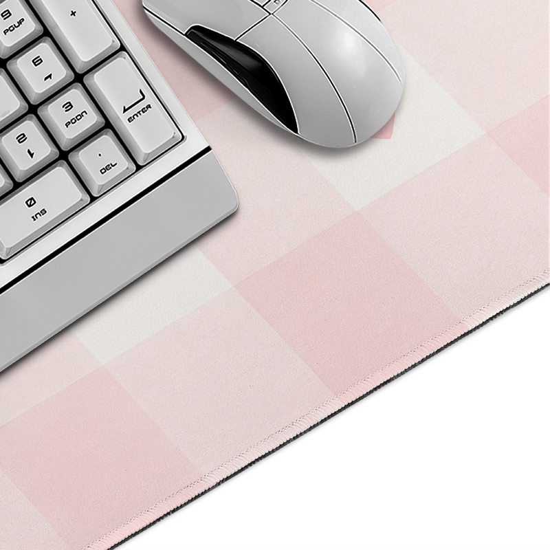 Alas Mouse Pink Plaid Gamer XL - Keyboard Mouse Bundle Gaming ulasan dan harga