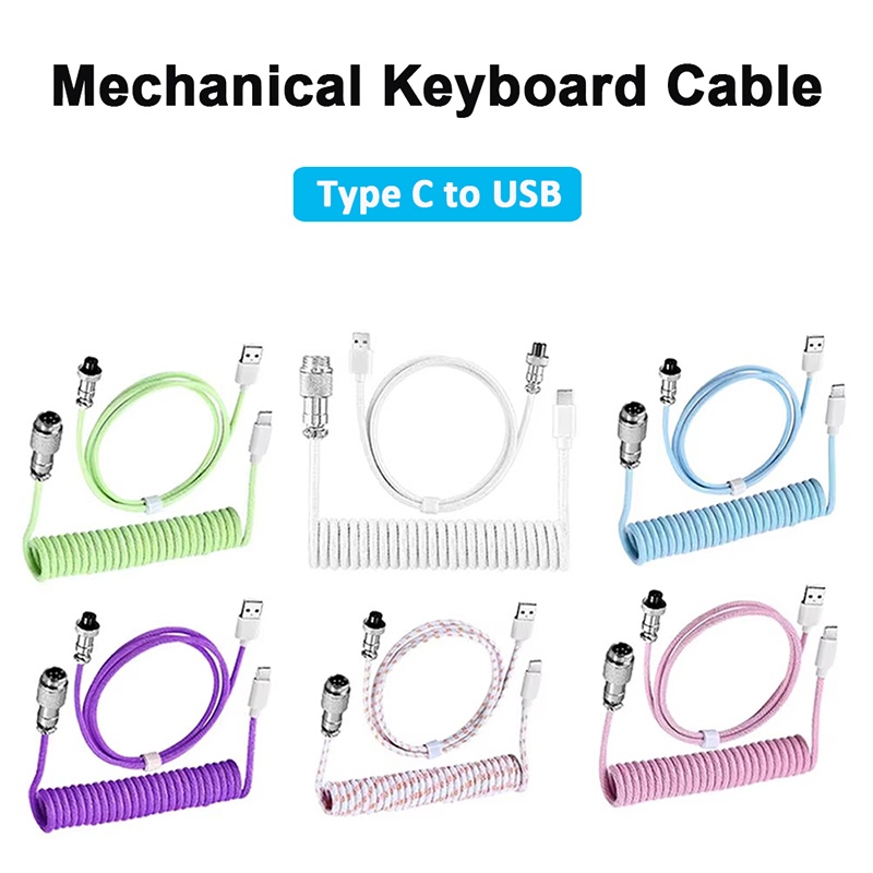 Kabel Mekanis USB Tipe C untuk - Gaming Keyboard Types ulasan dan harga