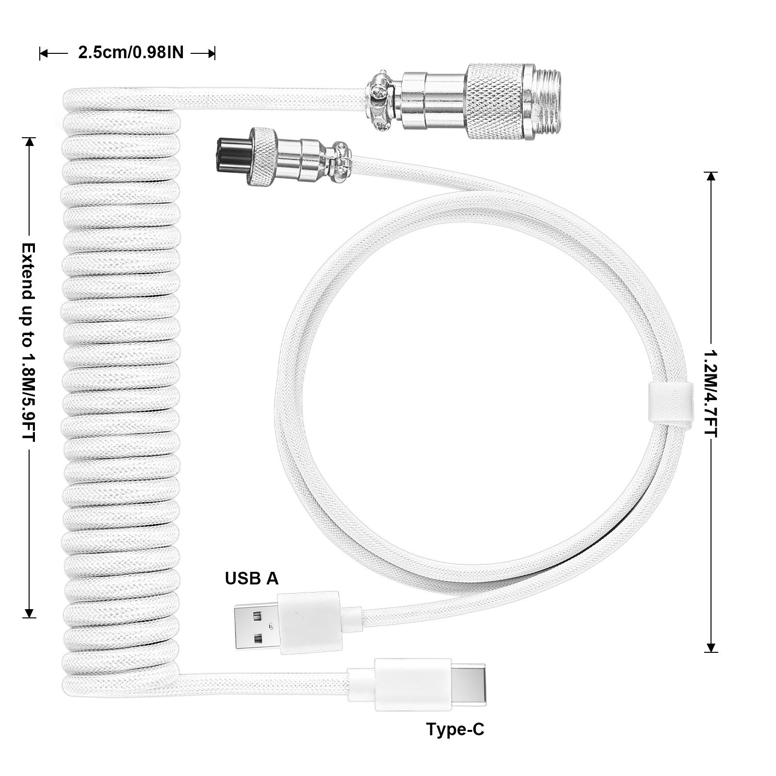 Kabel Mekanis USB Tipe C untuk - Gaming Keyboard Types ulasan dan harga