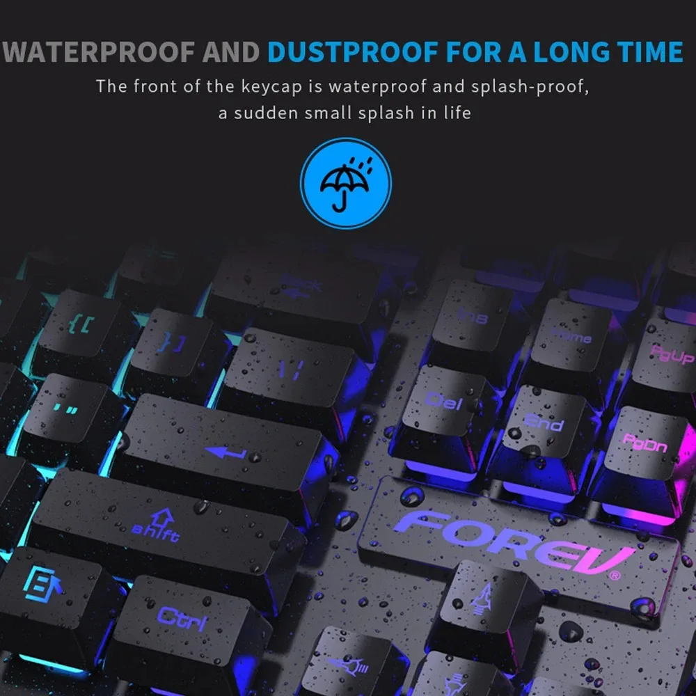 104 Tombol Keyboard Mekanik Ba - Keyboard Mouse Bundle Gaming ulasan dan harga