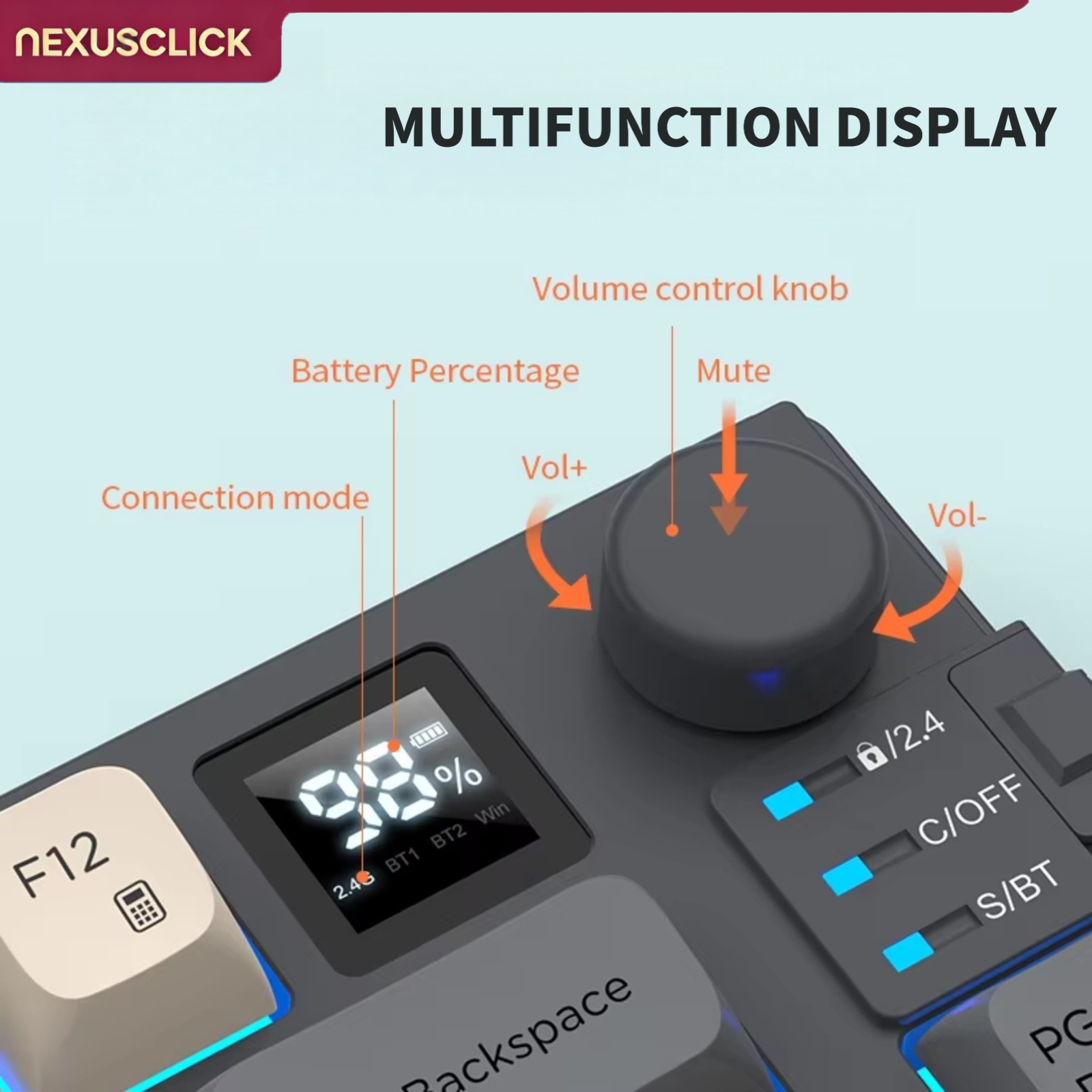 NexusClick Kombinasi Keyboard  - Gaming Keyboard And Mouse Combo Wireless ulasan dan harga