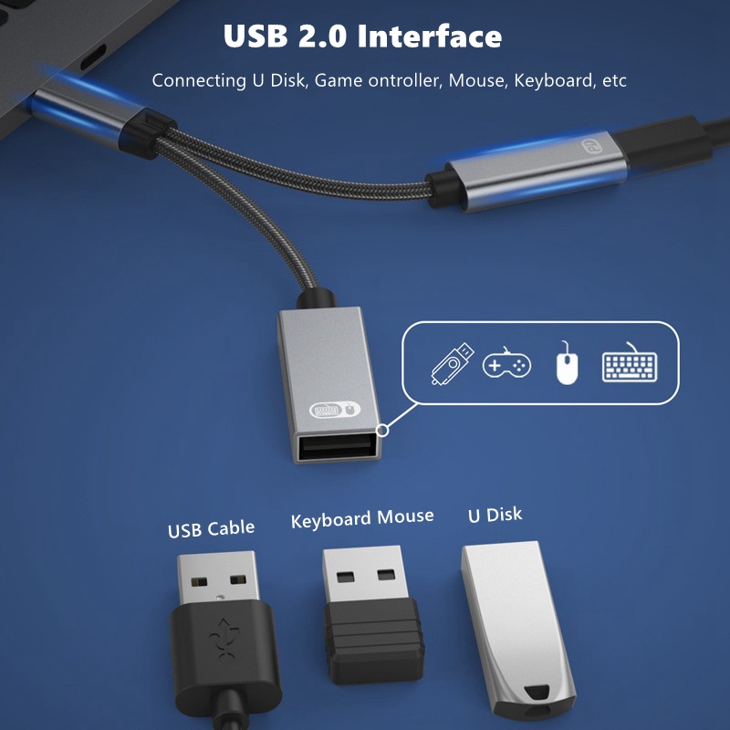 Adaptor multifungsi PD60W, Aud - Gaming Keyboard Types ulasan dan harga