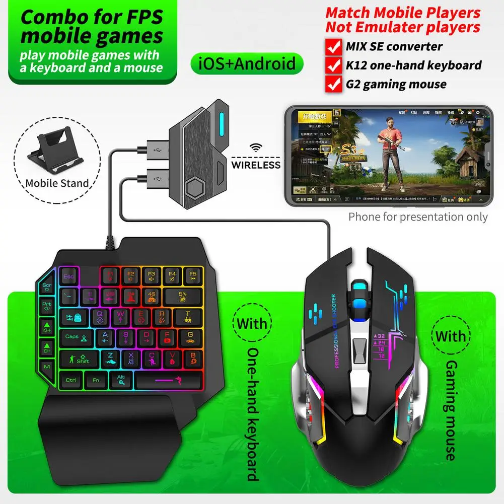 Set Gaming Mouse Keyboard Konv - Keyboard Mouse Bundle Gaming ulasan dan harga